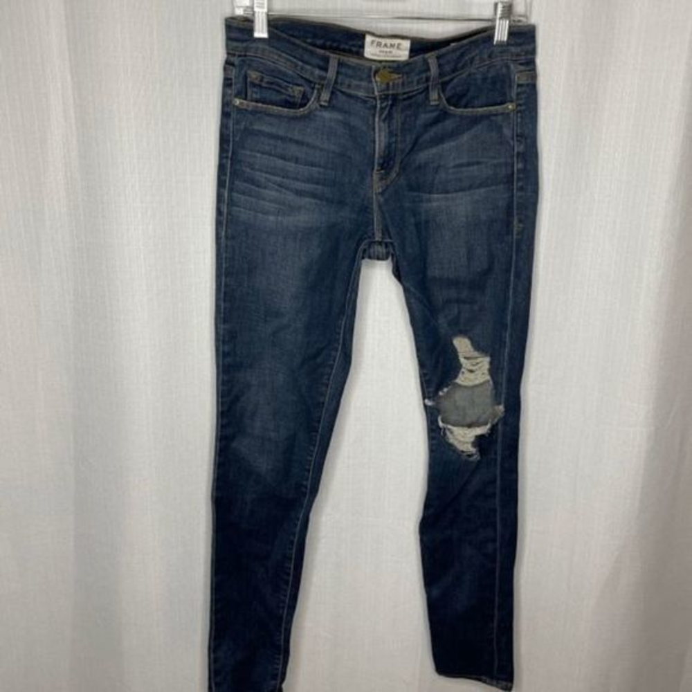 Frame Stellar Ripped‎ Le Skinny de Jeanne Denim